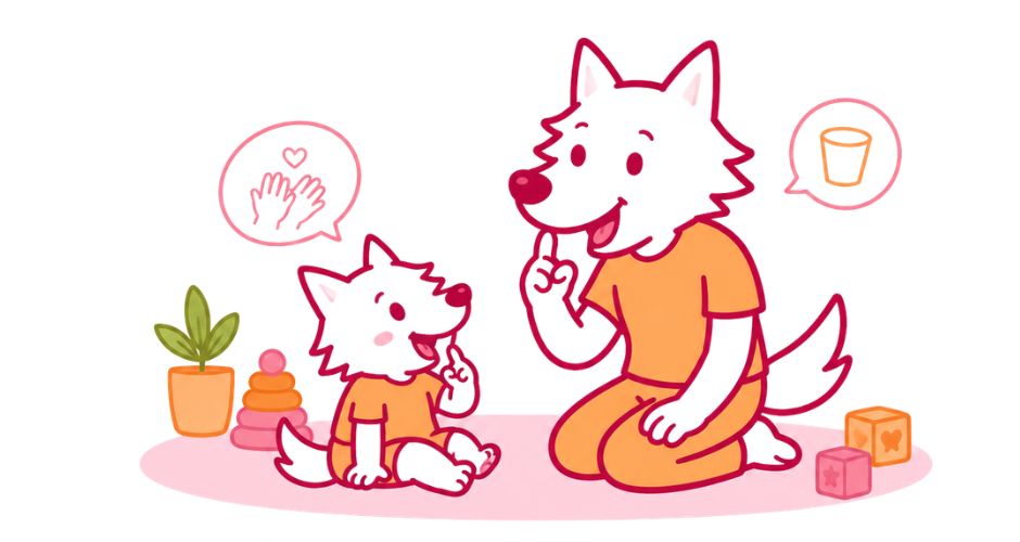 Un mot et un signe : Animer un atelier parents/enfant