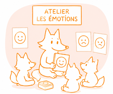 Les émotions : animer un atelier parents/enfant